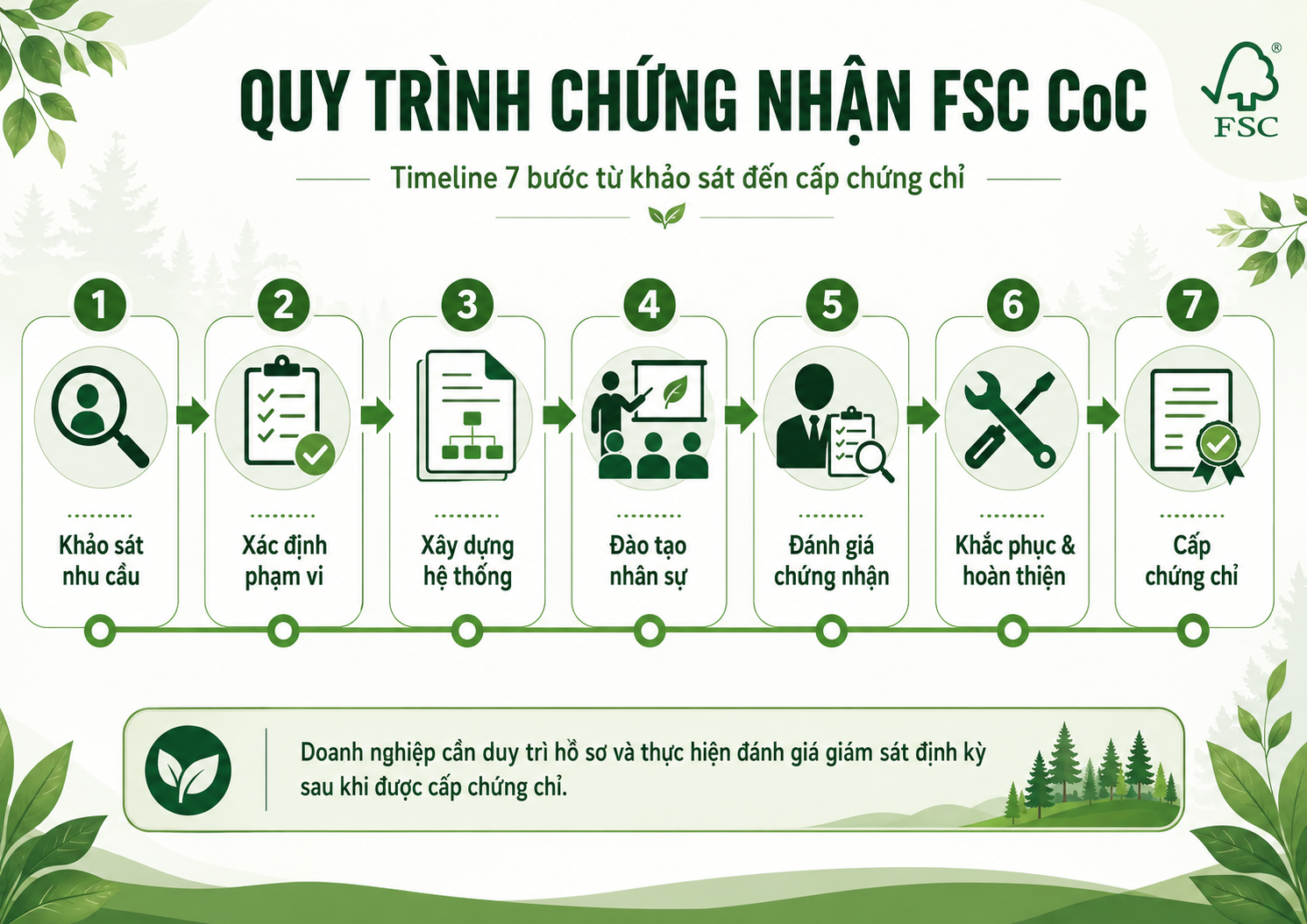 Quy trình chứng nhận FSC Coc