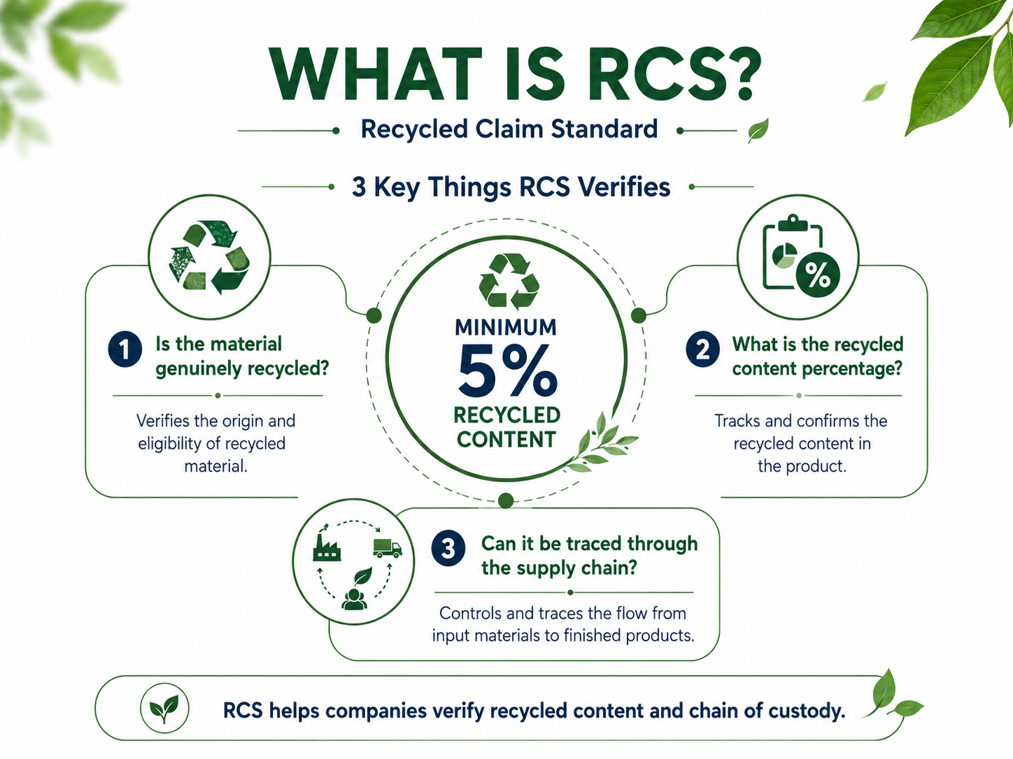 What Does RCS Verify?
