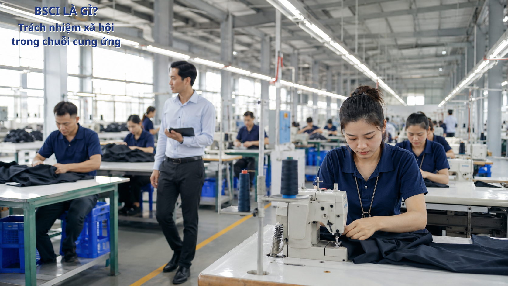 Đánh giá trách nhiệm xã hội BSCI tại nhà máy trong chuỗi cung ứng