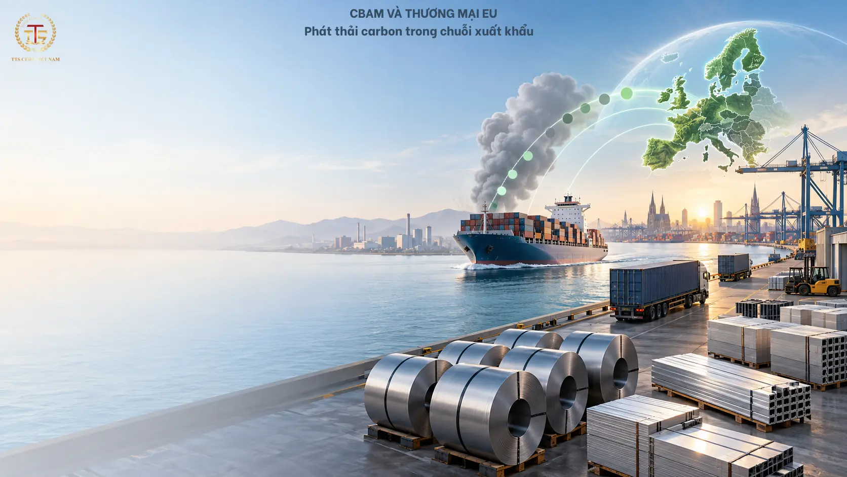 CBAM và phát thải carbon của hàng hóa xuất khẩu vào Liên minh châu Âu