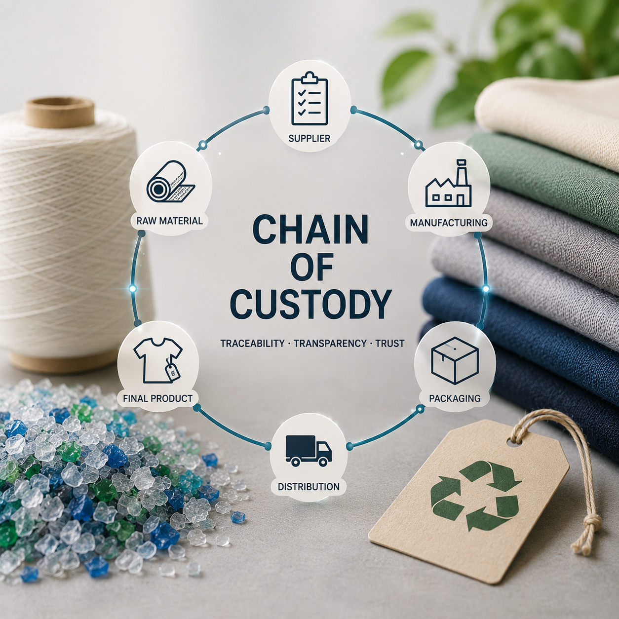 Chuỗi hành trình sản phẩm (Chain of Custody) là gì? Nền tảng của mọi tuyên bố về vật liệu tái chế